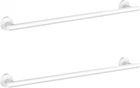 Cilee Pieces White Towel Bar, 24 Inch Double Racks,bathroom New. Price: $58.41.