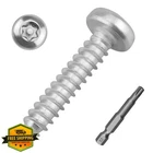 Eastlo #6 X Pan Head Security Screws 100 Pcs Stainless Steel New. Price: $20.00.