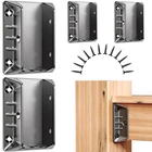 40 Pack Aluminum Deck Railing Bracket Connectors For 2"X4" (1.5"X3.5") Wood Post New. Price: $95.17.