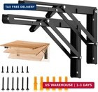 Joy Decor 12 Inch Heavy Duty Folding Shelf Brackets, Pack (1 Pair) Collapsible New. Price: $20.78.