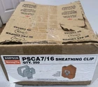 Simpson Strong-tie Psca 7/16-IN. 20-GAUGE Galvanized Panel Sheathing Clip 250 New. Price: $15.55.