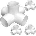 1-1/2 In. Furniture Grade Pvc 5-WAY Cross Fitting White (4-PACK) New. Price: $34.21.