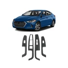 Carbon Fiber Window Lift Switch Panel Cover Compatible With 2017 2020 Hyun New. Price: $72.02.