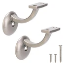 Hillmaster Steel Handrail Bracket For Indoor Satin NICKEL-2PCS, New. Price: $23.99.
