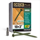 Hillman Deck Plus No. 10 Ga. 3 In. Green Star Flat Head Exterior New. Price: $32.08.