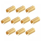 Uxcell 100PCS Leather Rope Clips, 5.5X11MM Foldable Cylindrical Cord End Crimp New. Price: $11.78.