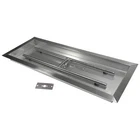 Celestial 30" X 10" Drop-in Fire Pit Pan W/burner, Stainless Steel, 125,000 B... New. Price: $62.25.