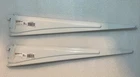 2X Closetmaid 01-82028-00 Shelftrack Wire Shelving Bracket, White, 16" Open. Price: $22.77.