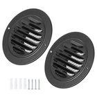 2PCS 3" Round Air Vent Cover 304 Stainless Steel Grill Screen Mesh Black New. Price: $15.64.