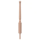 Stair Parts 4063 43 In. X Unfinished Red Oak Pin Top Volute With Round Bot New. Price: $72.71.