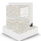 40PCS Self-adhesive Faux Brick Wall Panels, Peel And Stick Tiles For Hone Decor New. Price: $42.41.