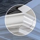 Amerimax 27202 White Aluminum Outside Miter HX7.25 WX5 In. (pack Of 10) New. Price: $93.89.