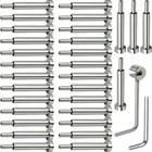 1/8 Invisible Cable Railing Hardware Kit, Stainless Steel T316 Marine Grade T... New. Price: $277.12.