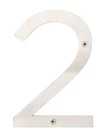 Sure-loc Hardware HNSS6-2 Modern House Numbers, 6", Satin Stainless New. Price: $10.72.