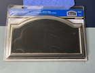 New Address Plaque Brushed Nickel 16"X9" 5 Numbers Contemporary Hillman. Price: $49.95.
