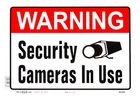 Warning Security Cameras Use Metal Sign Video Hillman 843296 New. Price: $26.11.