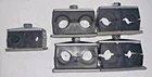 Assorted Lot Of 5 Double Tube Clamps Used. Price: $15.00.