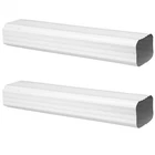 2 Pack 3 Inch, 15 White Aluminum Downspout Extensions Roofing Gutter... New. Price: $50.30.