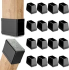 Chwm Silicone Rectangle Chair Leg Hardwood/tile Floor Protectors 1" X 2" 16 Pcs New. Price: $9.15.