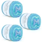 Aeelike Gradient For Crocheting, Skeins Cake Yarns 100G (3.52 Oz) 245M... New. Price: $37.09.