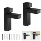 Luant Metal Adjustable Floating Shelf Hardware, Wood/glass Bracket Wall... New. Price: $23.84.