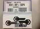Ilco Kwikset KW1 Key Blanks - Box Of 50, Nickel Plated New. Price: $18.99.