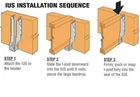 Simpson Strong Tie IUS1.81/11.88 Top Flange I-joist Hanger. 3 Pcs. New. Price: $30.00.