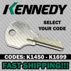 Kennedy Tool Box Key Cut Your Code K1450 - K1699 New. Price: $7.99.