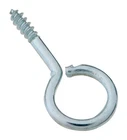 National Hardware N119-131 Zinc Plated Steel #14 Large Screw Eye 1-1/16 In. New. Price: $7.56.