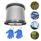 New 1/4" Stainless Steel Cable 300FT T304 7X19 Wire Rope Aircraft Us. Price: $129.31.