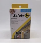 Safety 1ST Adhesive Cabinet Latch For Childproofing - 4PK Open Box New. Price: $6.95.
