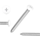 Head 25 Pcs #10X4 Stainless Steel Phillips Pan Wood Screws,white C... New. Price: $25.35.
