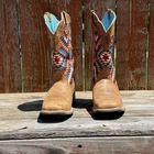 Ariat Aztec Round Up Willow Cowboy Boot Square Toe Women's 9B 10031580 Pre-owned. Price: $114.39.