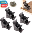 4 Pack Folding Shelf Brackets With Screws, Locking Hinges For Table Bed Leg New. Price: $23.94.