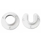Knape & Vogt CD-0010-WT Pole Socket, Steel, 500 Lb. New. Price: $11.00.