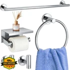 Delarkusi 5 Pc Polished Chrome 24" Bathroom Hardware Set New. Price: $58.99.