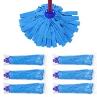 Easeyourday 6 Pcs Blue Microfiber Mop Replacement Compatible With All... New. Price: $36.11.