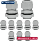 Bonsicoky 10 Pcs 1/2" Npt Nylon Cable Glands, IP68 Waterproof Adjustable Cord Gr New. Price: $16.86.