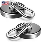 Findmag Magnetic Hooks 170LBS Heavy Duty With Carabiner Hook, Strong New. Price: $14.47.