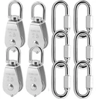 Zoenhou 4 Pack 25MM Single Pulley Block Set With 6 Quick Links, M25 Stainless... New. Price: $30.64.