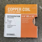 Everbilt Copper Refrigeration Coil 1/4 Od 10FT Job Hvac Flexible Tube New. Price: $30.00.