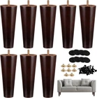 Ruisita 8 Pieces Furniture Couch Legs 6 Inch Round Solid Wood Sofa With ... New. Price: $40.40.