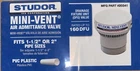 Studor 1-1/2 In. Pvc Mini Vent Air Admittance Valve, Mpn: 20341 New. Price: $23.20.