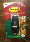 3M Command Large Brushed Nickel Metal Hook -outdoor- Item# FC13-BN-AWES New. Price: $13.86.