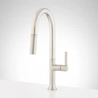 Bok Single-hole Pull-down Kitchen Faucet Stainless Steel Open. Price: $89.00.