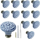 Biaungdo 12 Pcs Light Blue Vintage Round Ceramic Cabinet Knobs And Pulls For New. Price: $18.05.