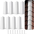 Therwen 8 Pcs Aluminum Siding Corners Inch Outside White Caps Smooth New. Price: $32.58.