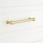 Signature Hardware 6" Strasbourg Solid Brass Cabinet Pull - Satin. Price: $9.99.