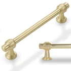 10 Pack Brushed Gold Cabinet Pulls 5 Inch Hole Centers Kitchen Handle.... Price: $56.97.