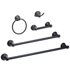 Amazon Basics Modern 5 Bathroom Hardware Piece, Oil Rubbed Bronze New. Price: $53.99.